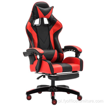 Krzesło do gier biurowych w cenie fabrycznej Krzesło do gier komputerowych z podnóżkiem